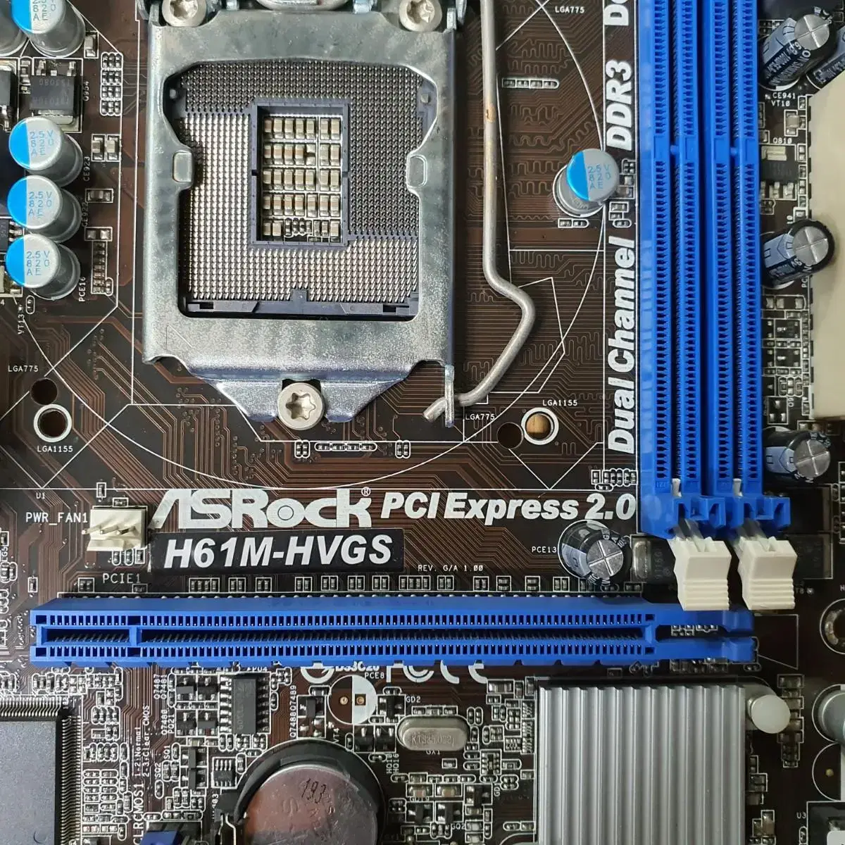 ASRock H61M-HVGS /인텔1155소켓 / 인텔2,3세대 메인