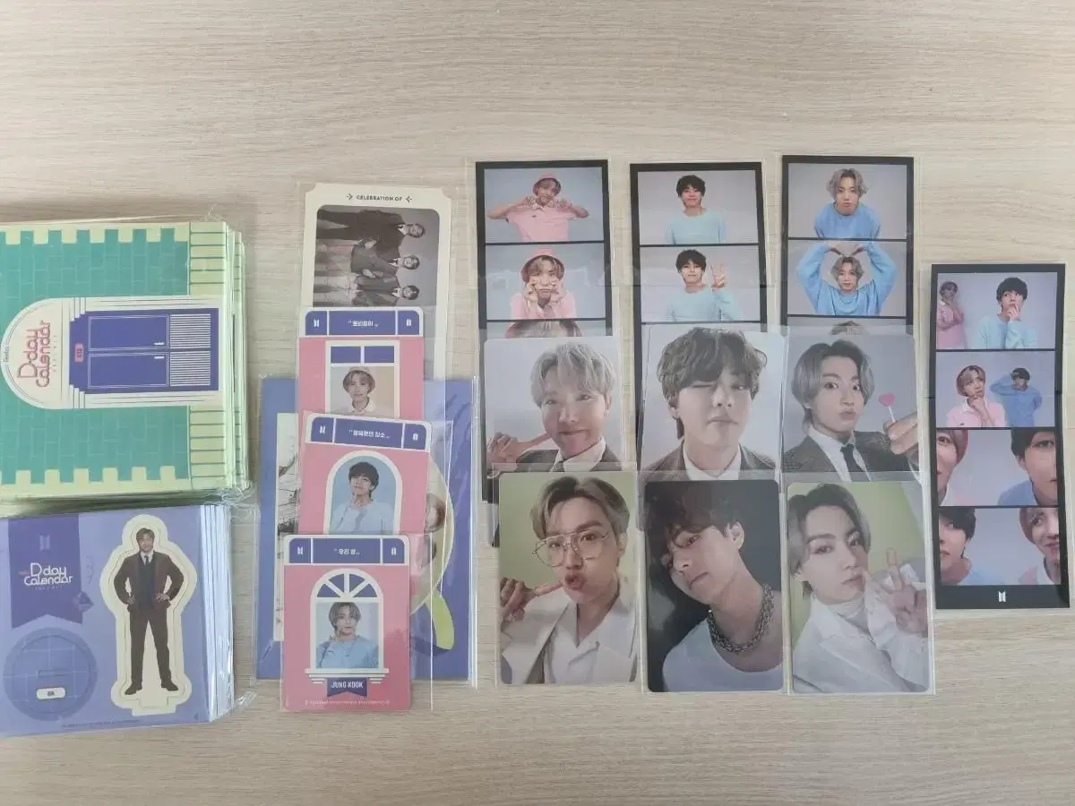 Bangtan Festa photocard Necut Hoseok Taehyung Jungkook