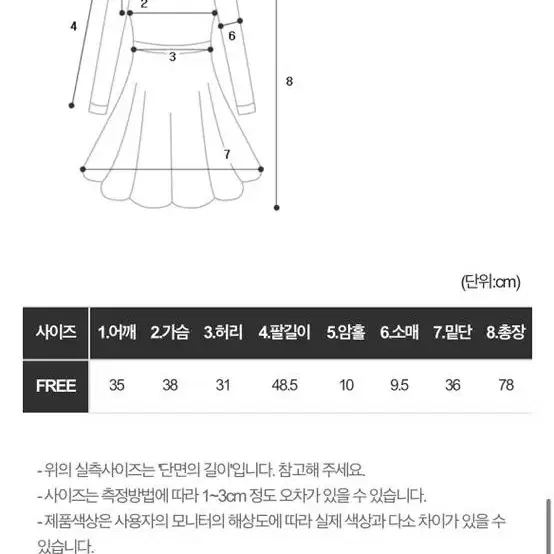 피치빈 오픈숄더 원피스