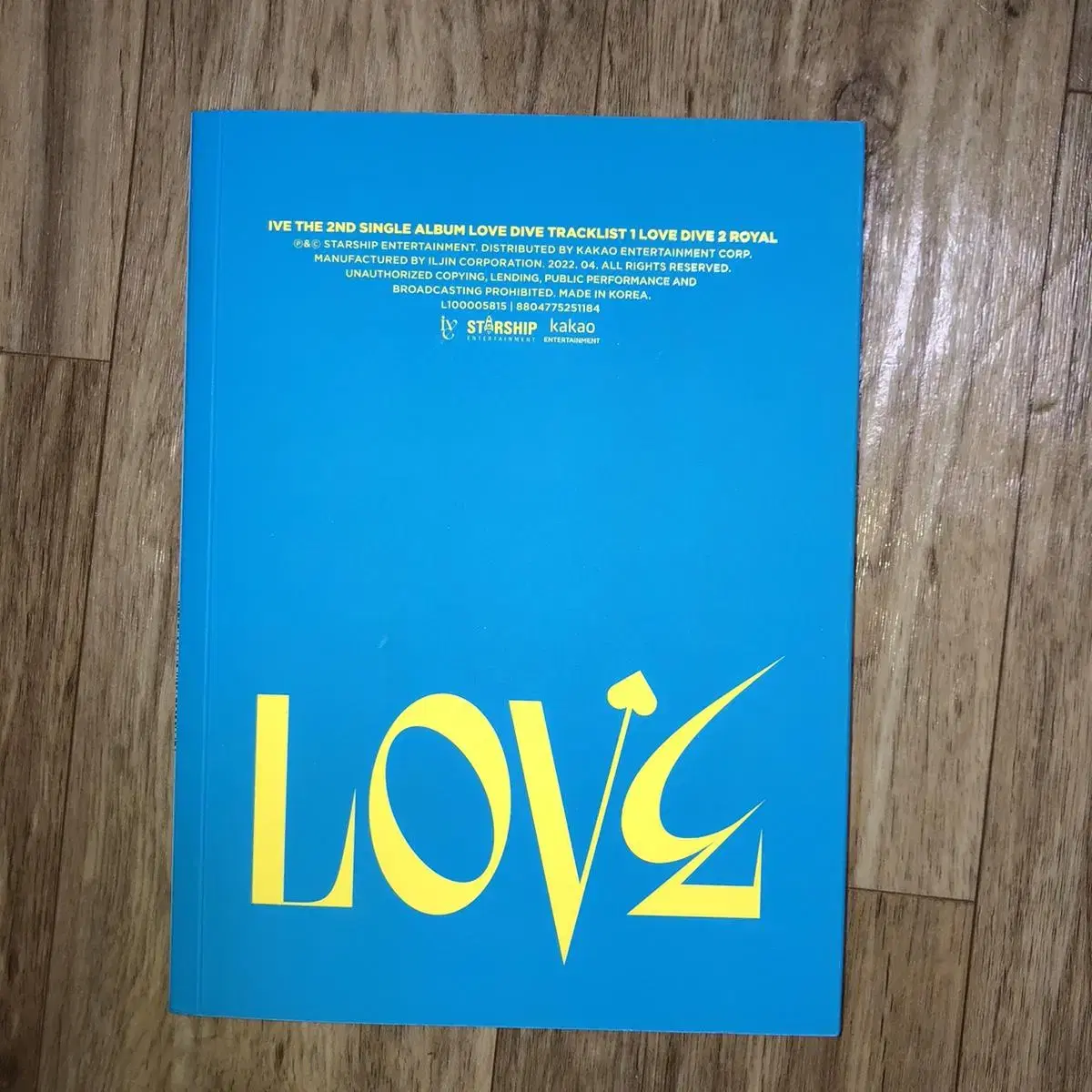 ive love dive version 2 album for sale (simply unsealed)