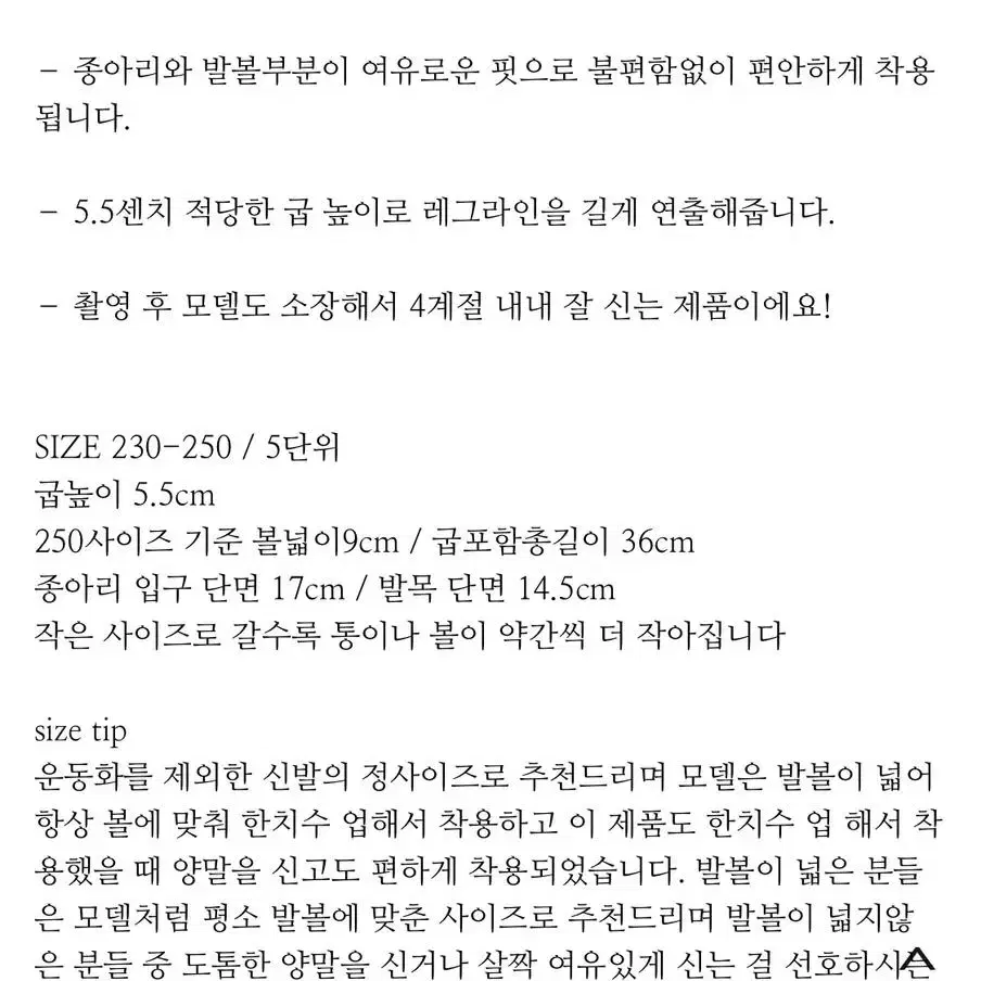 르네이 웨스턴부츠 235