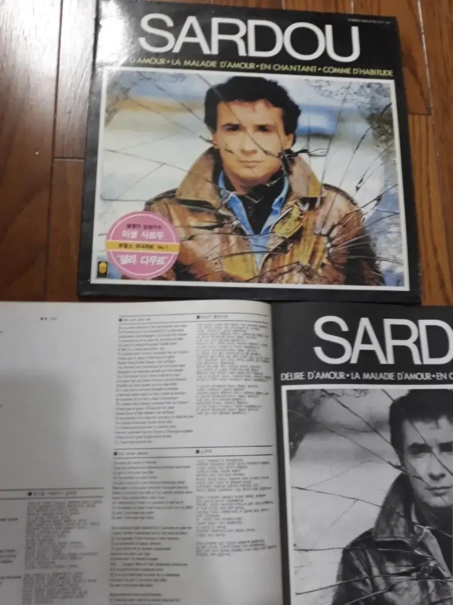 샹송 미셸 사르두 Michel Sardou 엘피 바이닐 lp vinyl