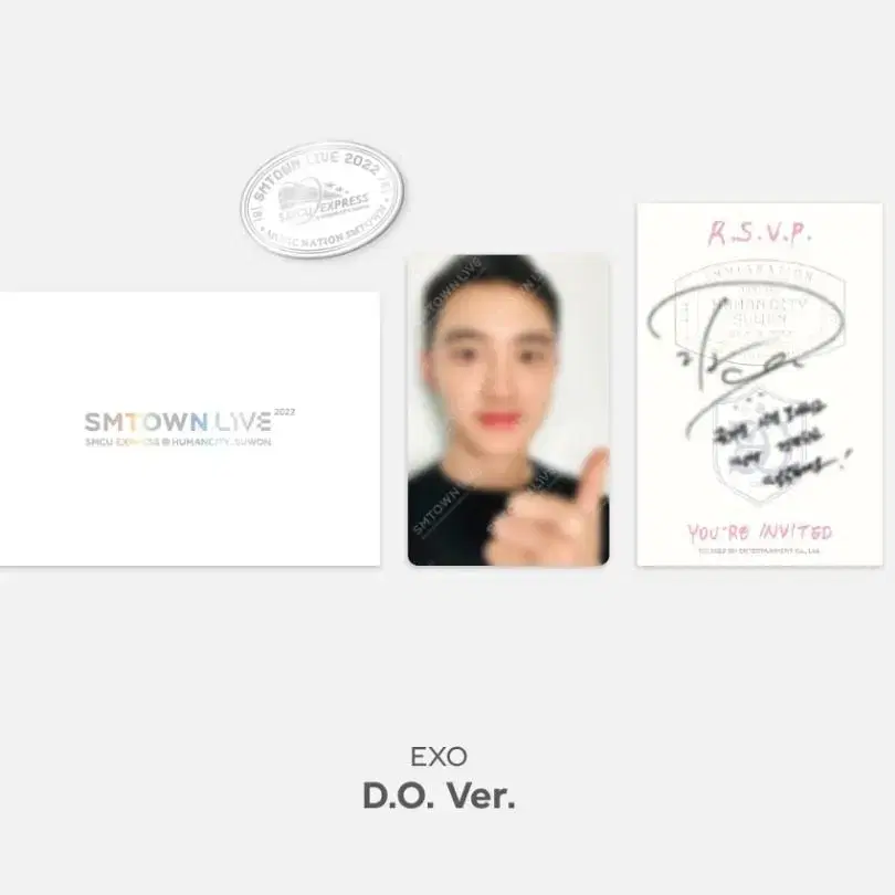 엑소 디오 포카 invitation + badge set 양도합니다