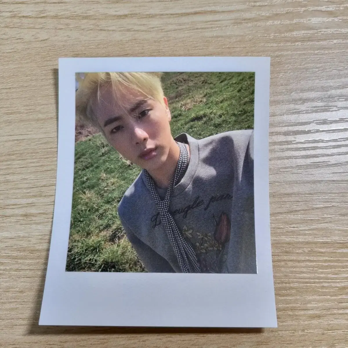 seokjin young forever polaroid