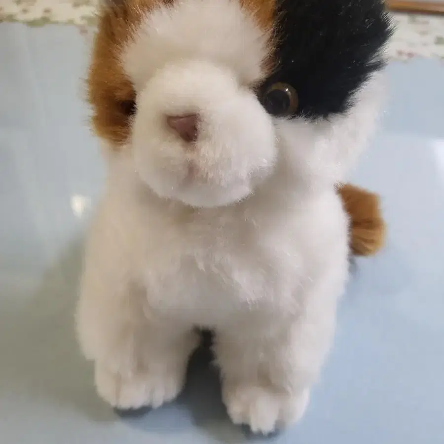 수입 빈티지 고양이 인형 20cm