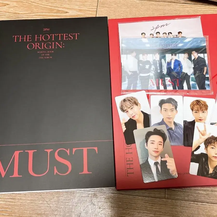 투피엠 2pm 머스트 앨범 DVD 포토카드 포카 풀세트