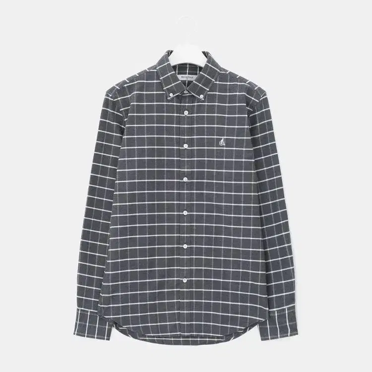 Vinpole gray checked shirt Southern new Lacoste polo polo ren preppy look