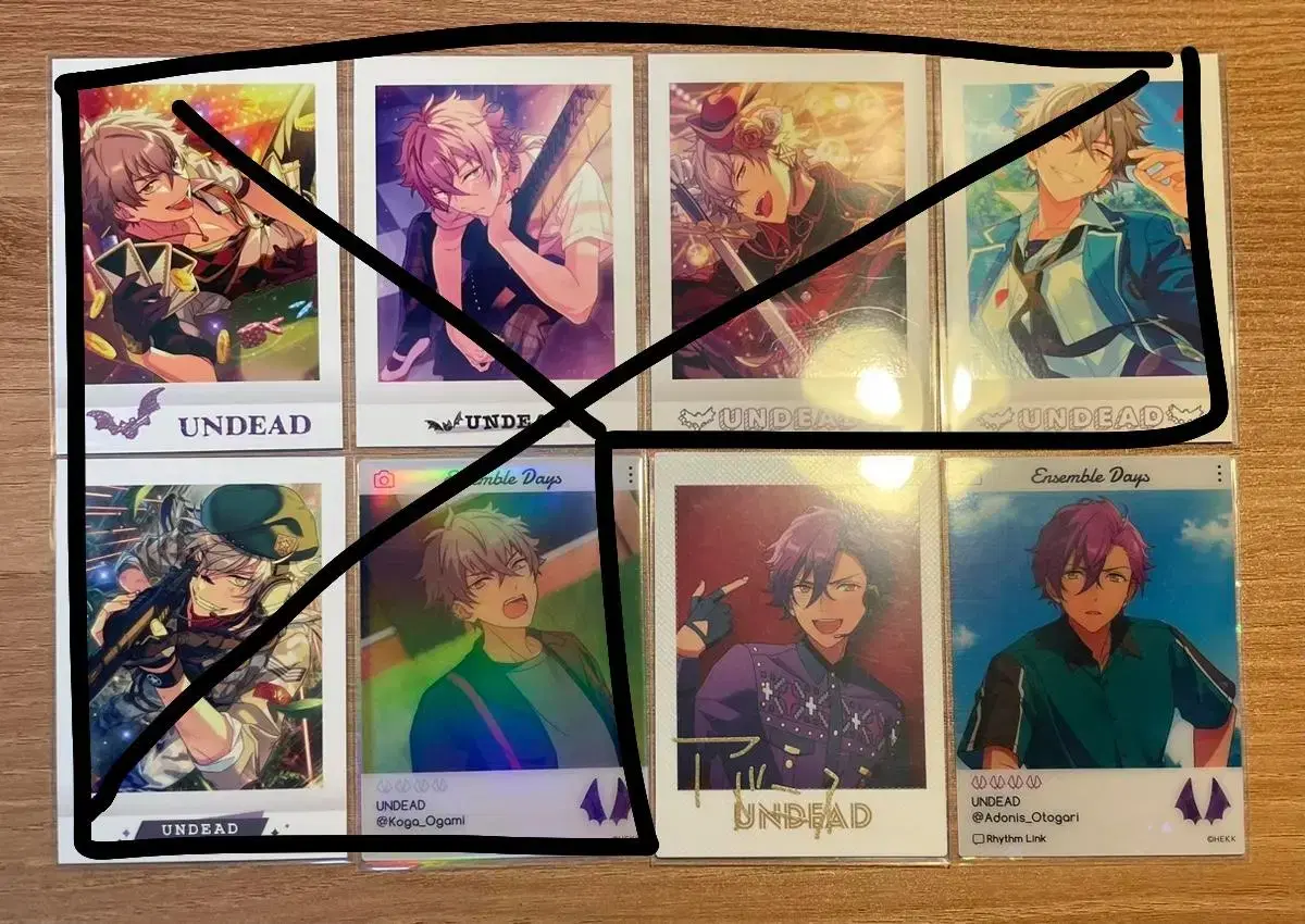 5 Angsta Pasha [bulk per character] wts Kaoru lay Koga Adonis Hinata