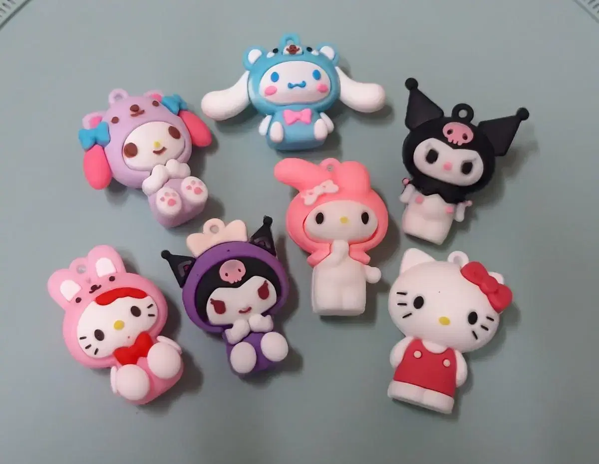 (NEW) Handmade Sanrio Kitty Kuromi My Melody doll Set