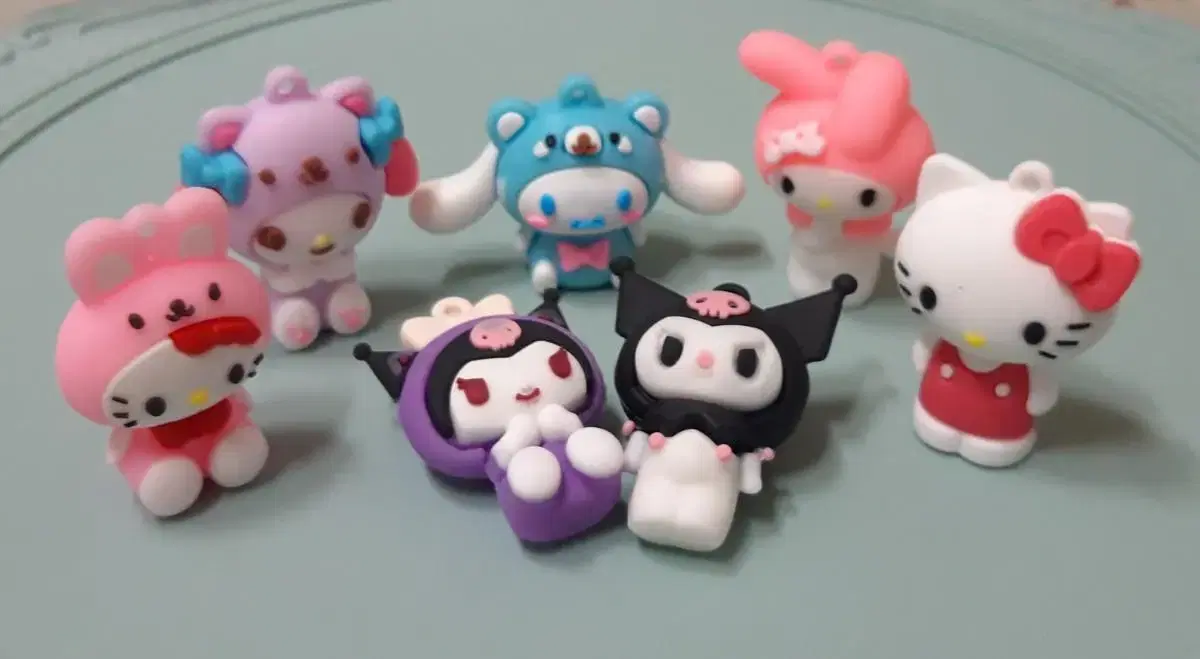 (NEW) Handmade Sanrio Kitty Kuromi My Melody doll Set