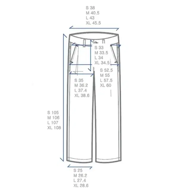 다앤써 타이다이워싱 원턱 데님 청바지 L사이즈