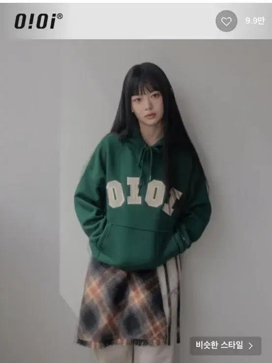 oioi SIGNATURE HOODIE [DEEP GREEN] s사이즈