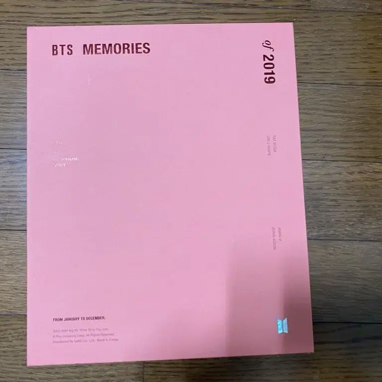 방탄소년단 2019메모리즈