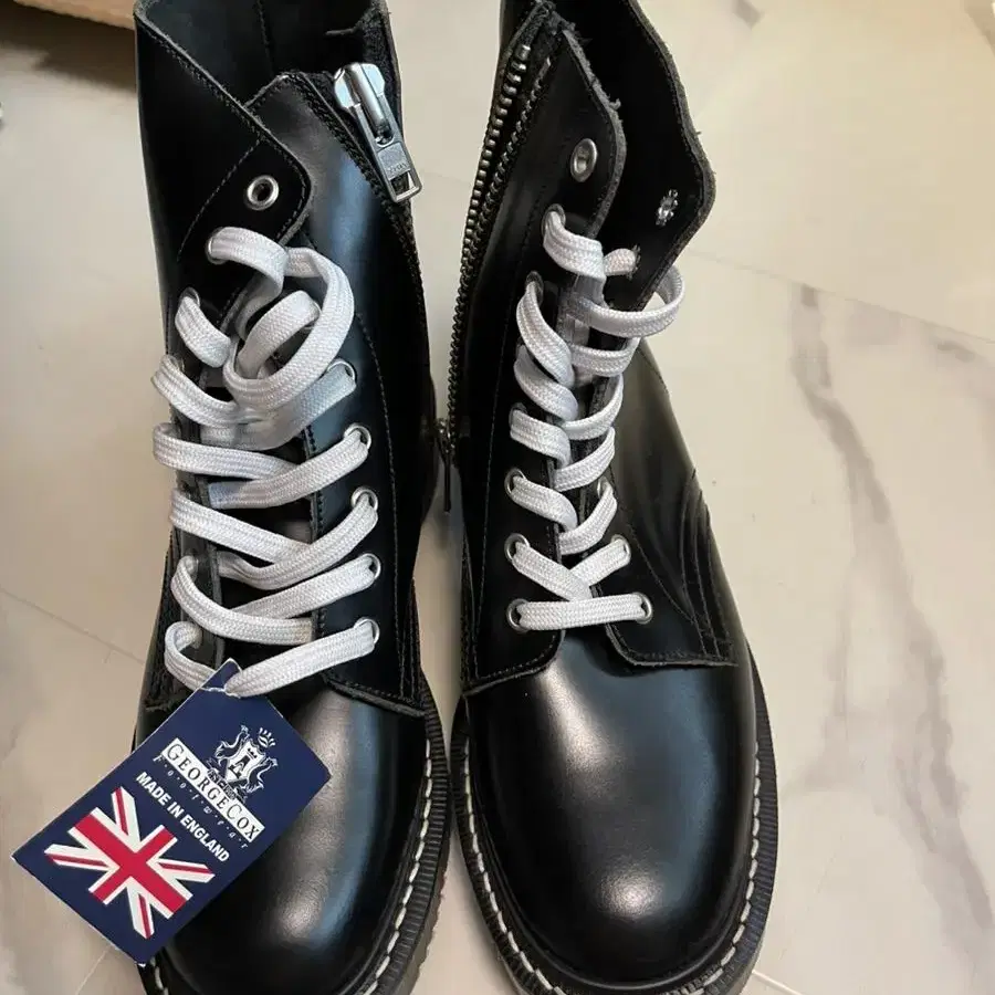 조지콕스 부츠 george cox zip derby boots uk4.5