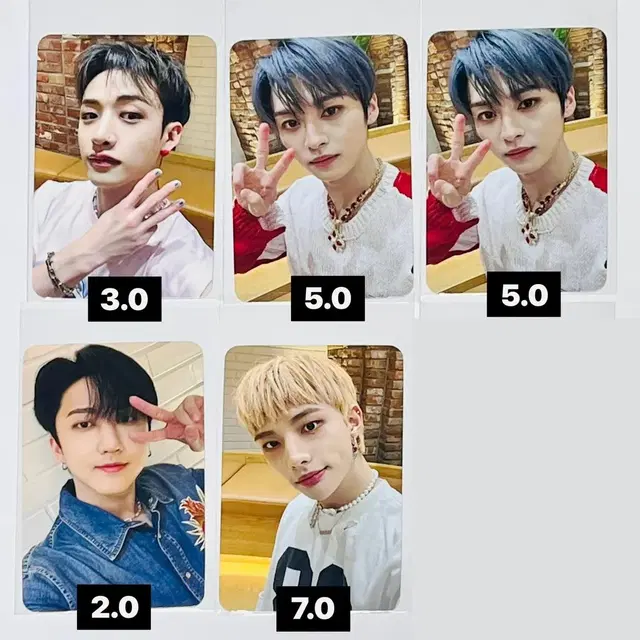 방찬 리노 창빈 현진 스타리버 포카 미공포 skz star river