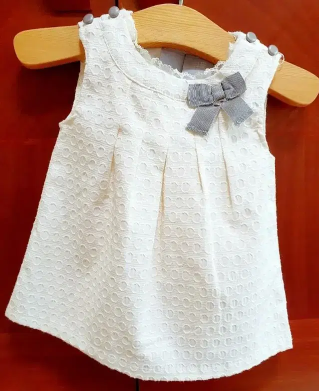 미착용 TAHARI baby 50일 백일 3-6M 드레스 원피스 블루머