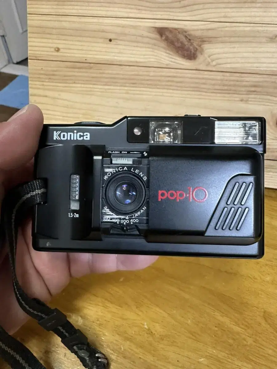 Konica POP10 POP10, Single Lens Film Camera Operation & Appearance Good, Warranty, Flash X