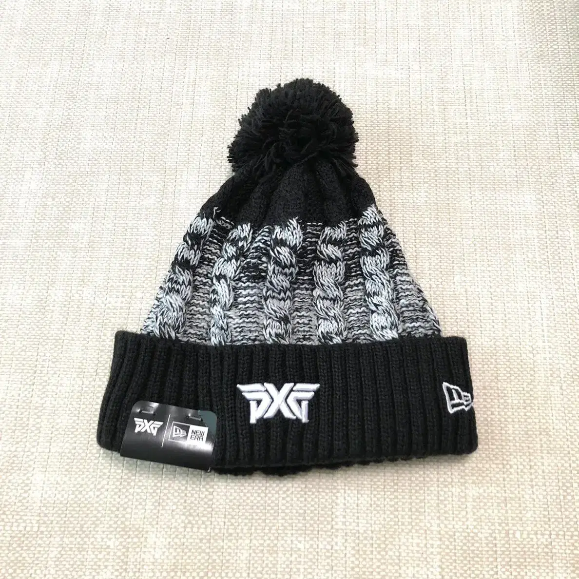 (새것) PXG 블랙 NEW ERA 비니