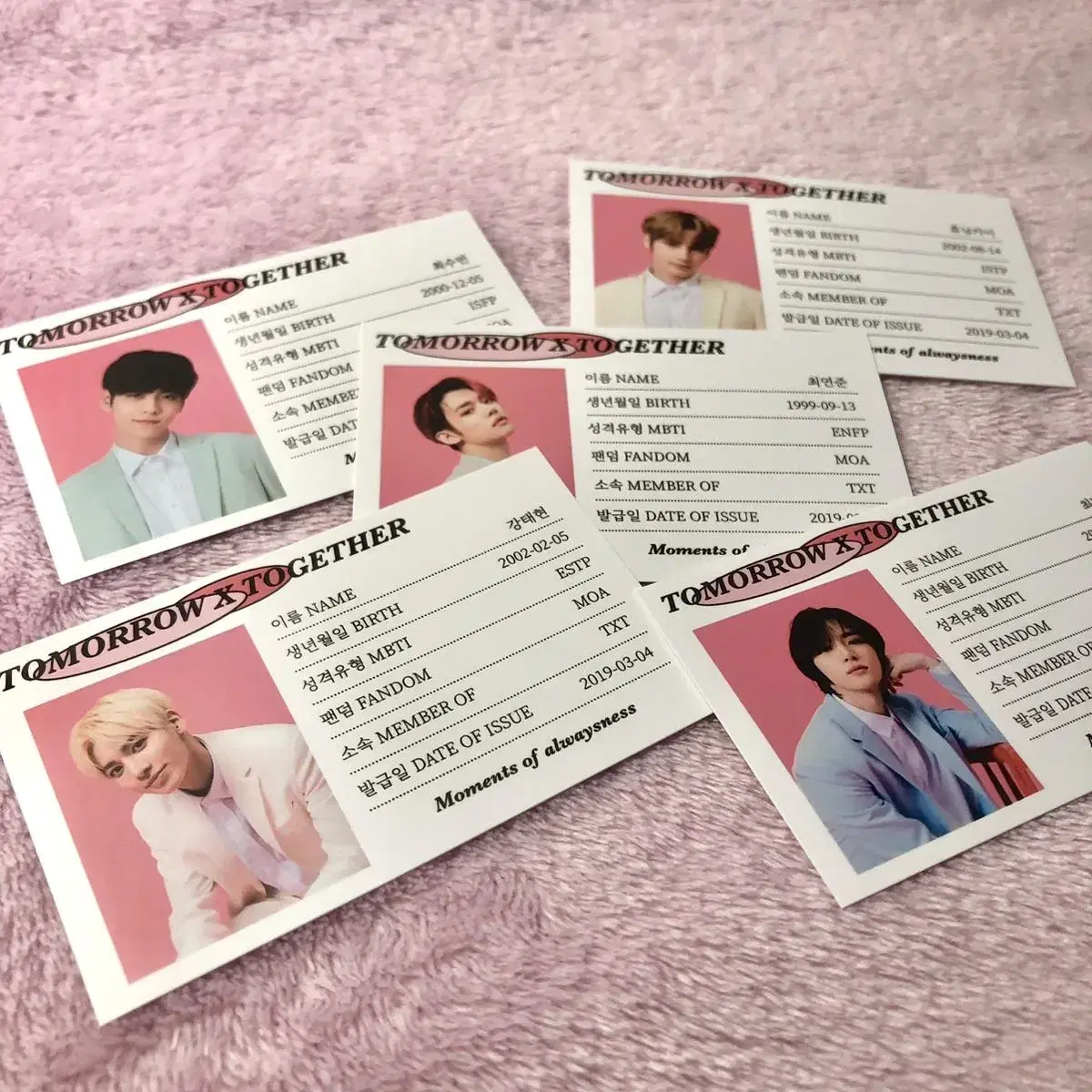 Sell business cards on txt unofficial goods 