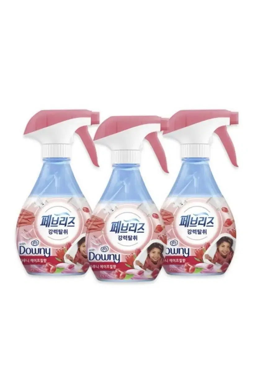 페브리즈 섬유탈취제 다우니향 370ml 3개 페브리즈다우니