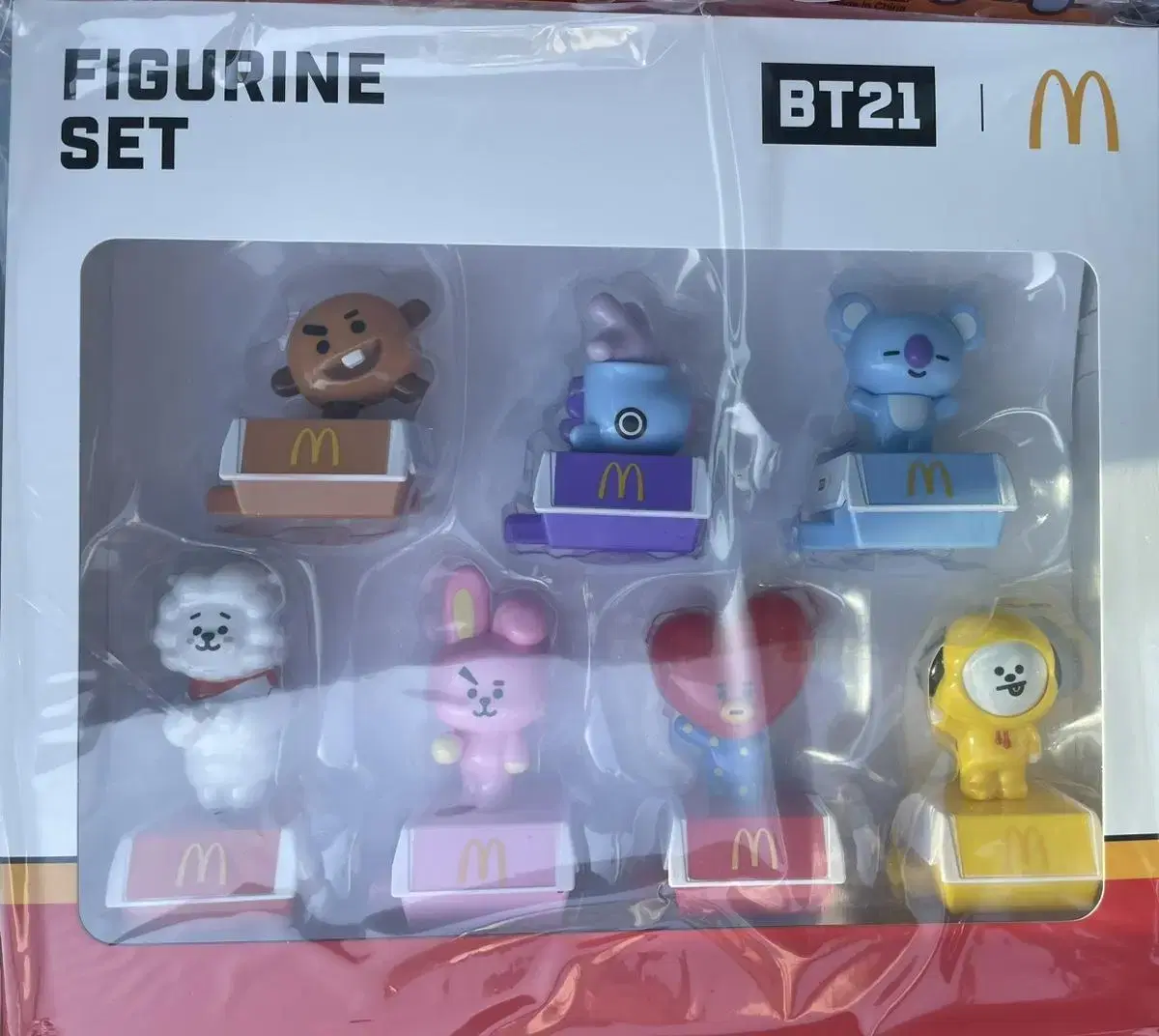 bangtan mcdonalds bt21 collector set mcdonals