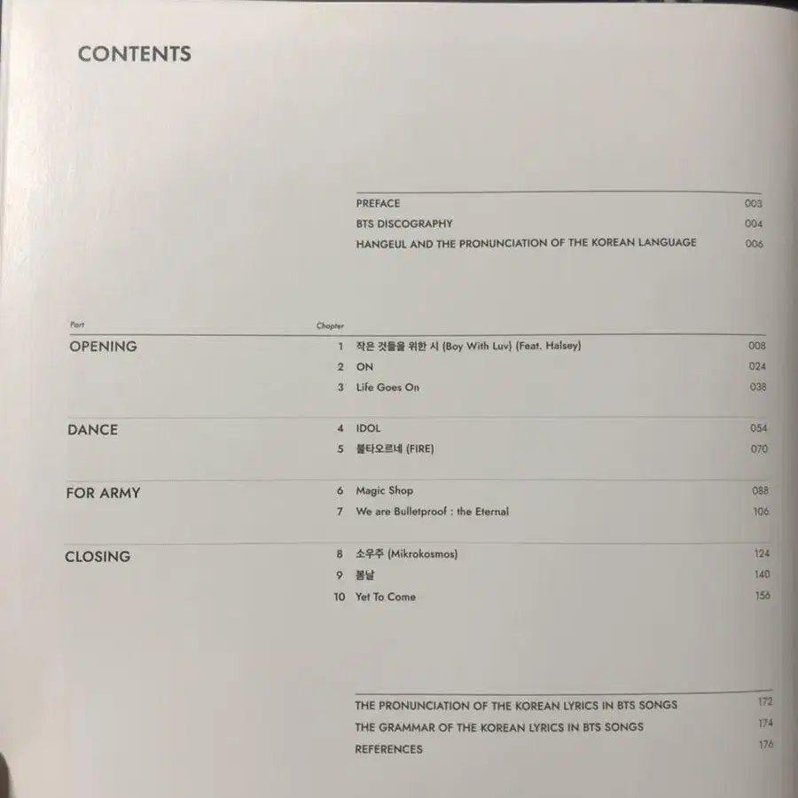 BTS Lyrics Inside 방탄소년단 가사집