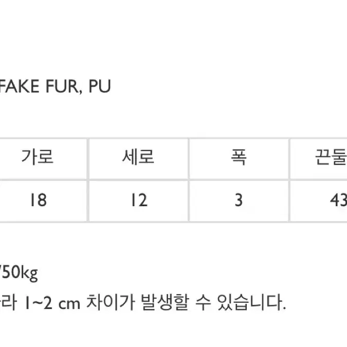 Odor 오도어 퍼 파우치 백 가방 Fur pouch bag 레오파드호피