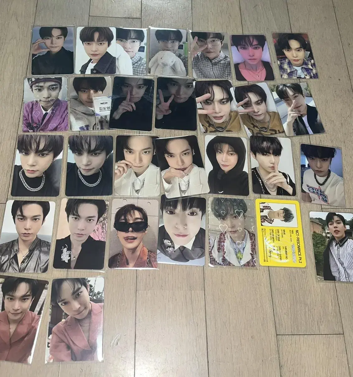 NCT NCT 127 doyoung photocard bulk Zuu Ayo sticker Bam Doyoung Regular