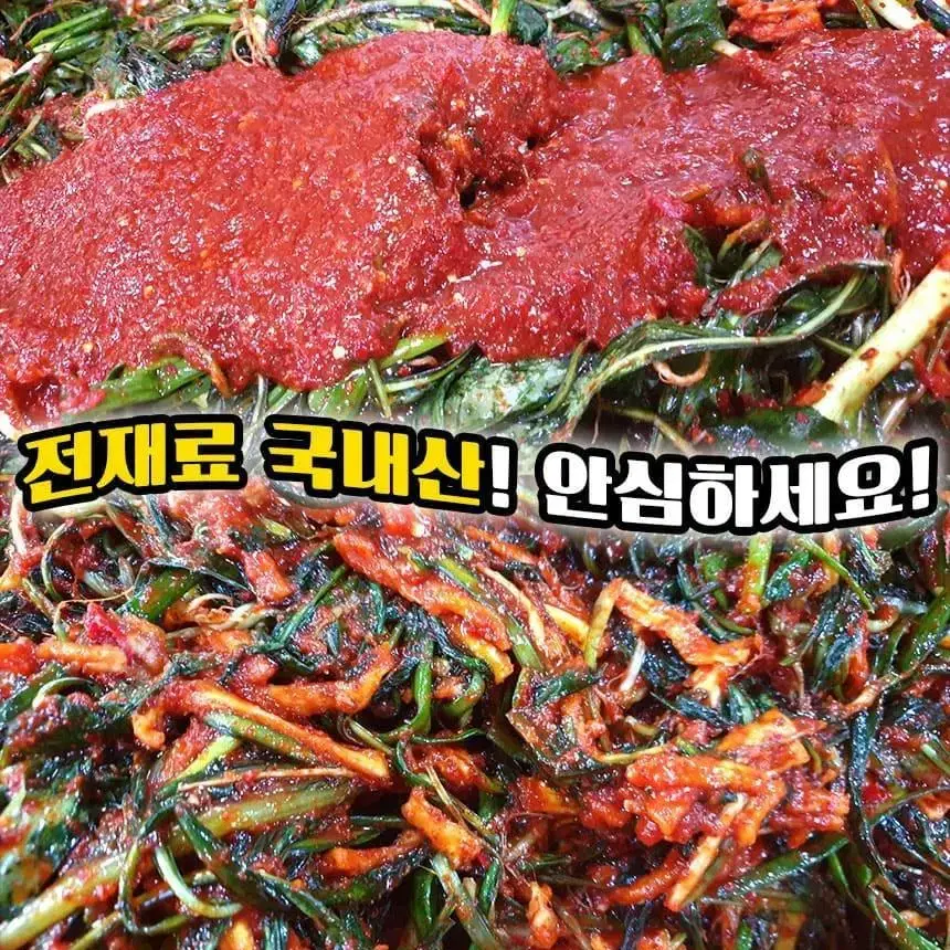 국내산 돌산갓김치+고들빼기김치