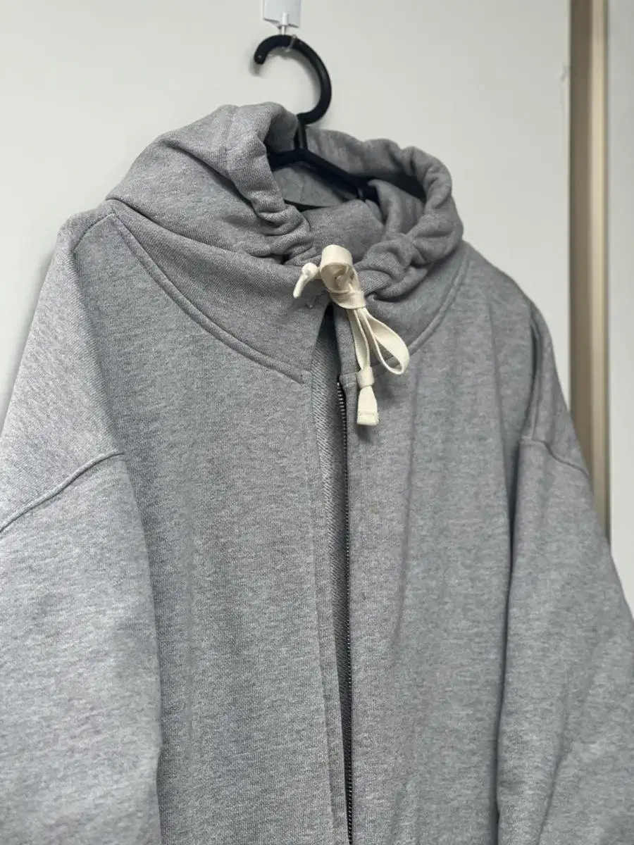 Hoodie zip up gray cheaply sell~!