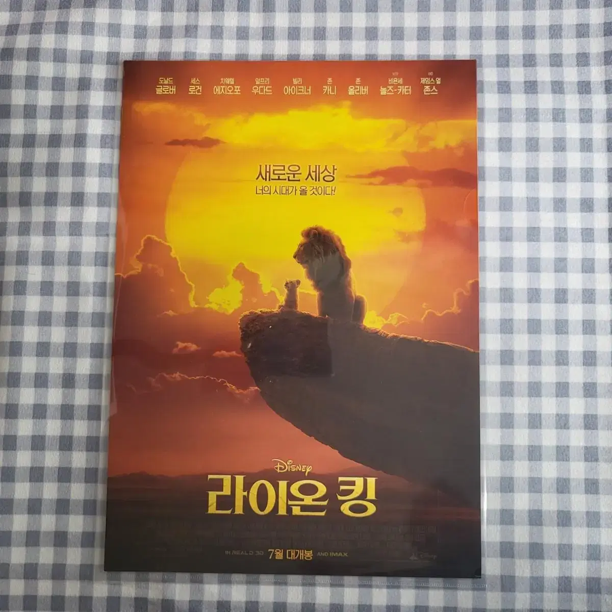 라이온킹 팜플렛 전단지