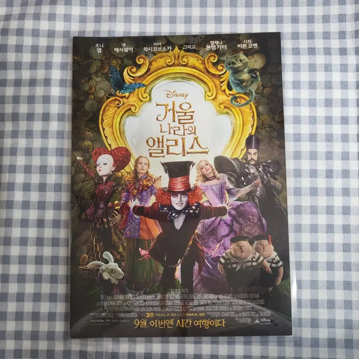 Alice Through the Looking Glass pamphlet flyer