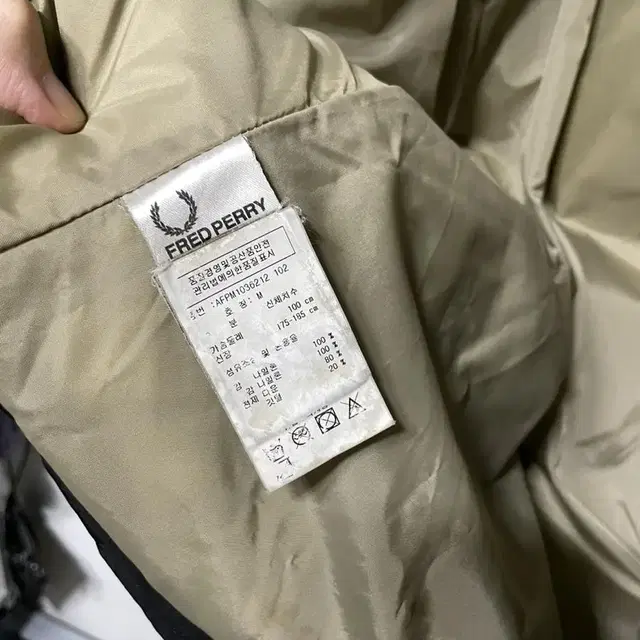 프레드페리 FRED PERRY 투웨이 다운패딩 파카