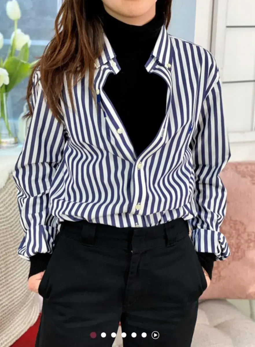 폴로 클래식핏 남자(새상품) 셔츠L 사이즈
