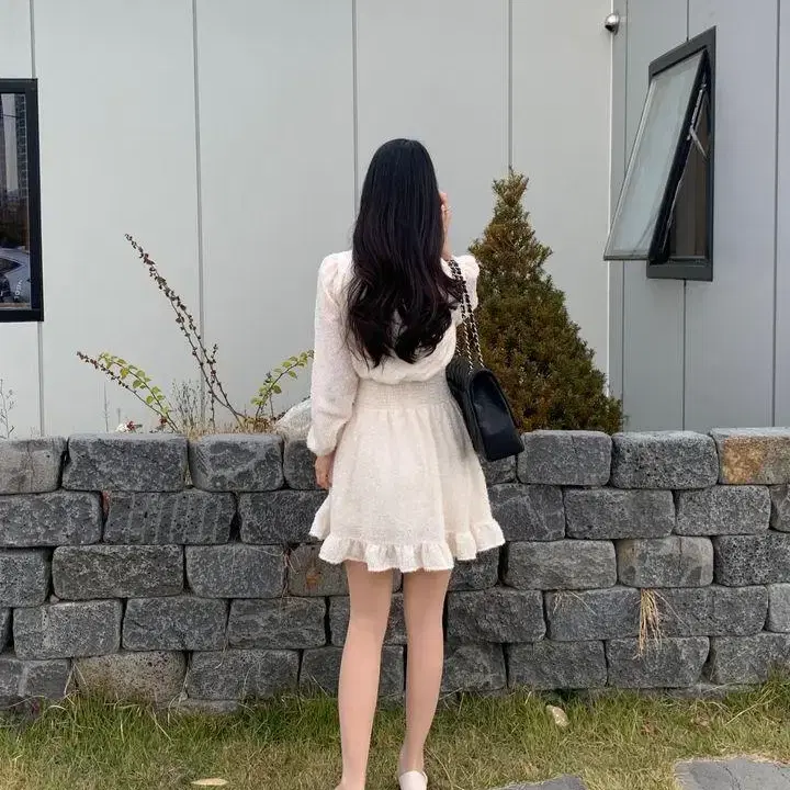 존예 데이트룩 프릴 원피스