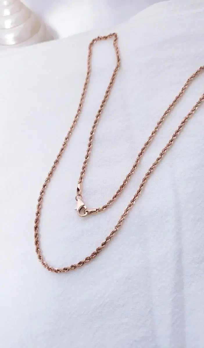 14k Rope Chain Necklace 2mm (45cm)