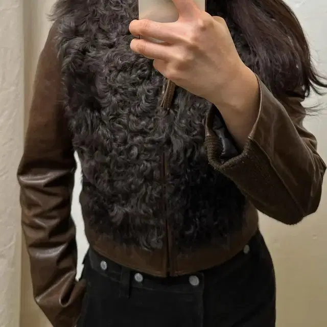 sheep skin grizzley jacket