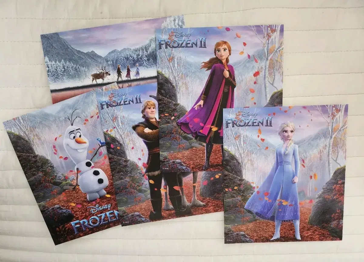 Frozen 2 OST postcard pre-order benefit