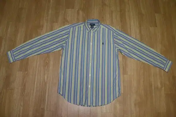 (95)Polo/Sky Yellow Striped Shirt