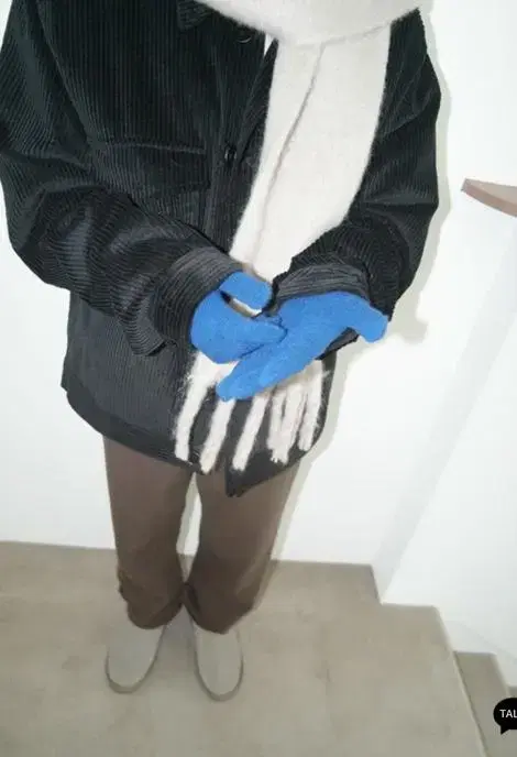 에프터먼데이 wool basic color gloves