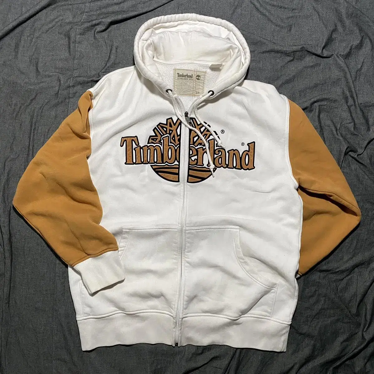 TIMBERLAND Zip-Up Hood Shirts Sz L