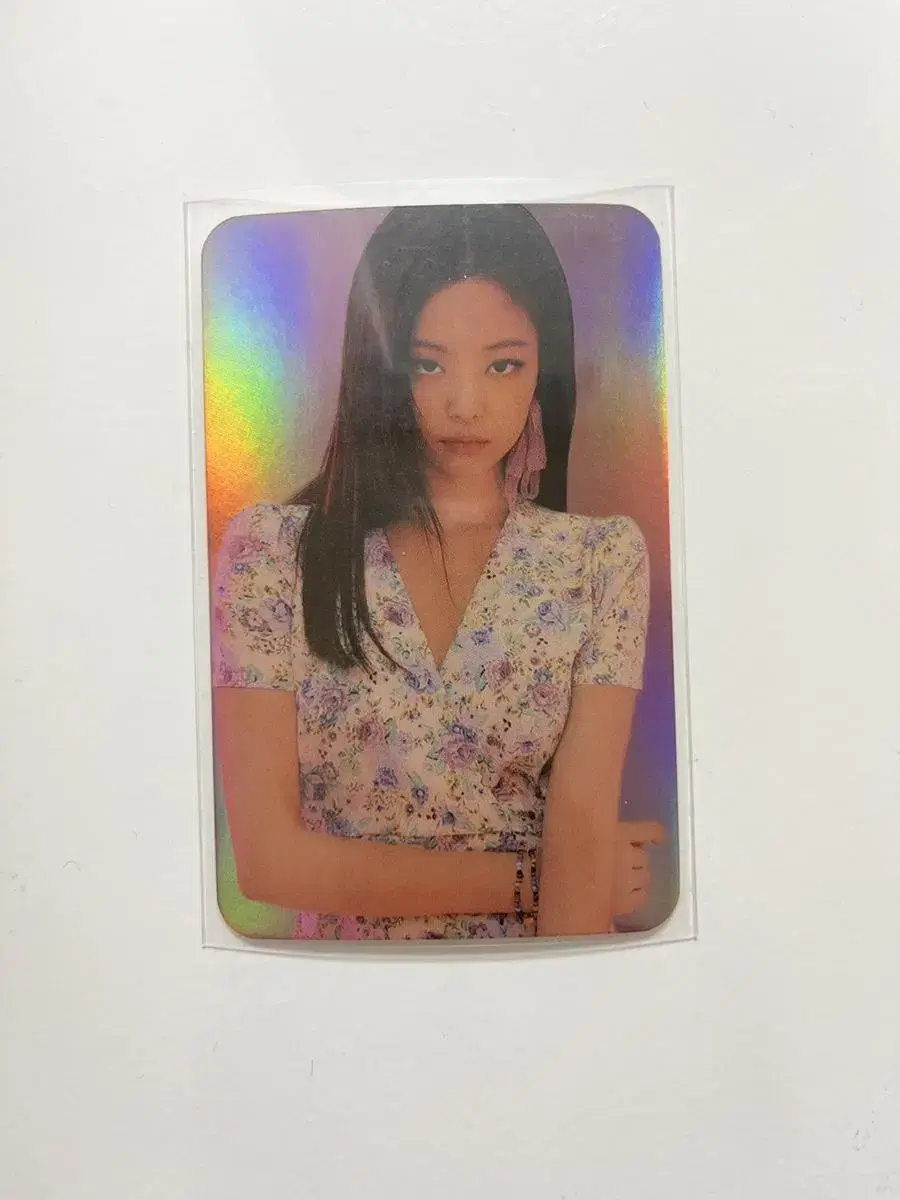 Source) black pink Christmas jennie photocard