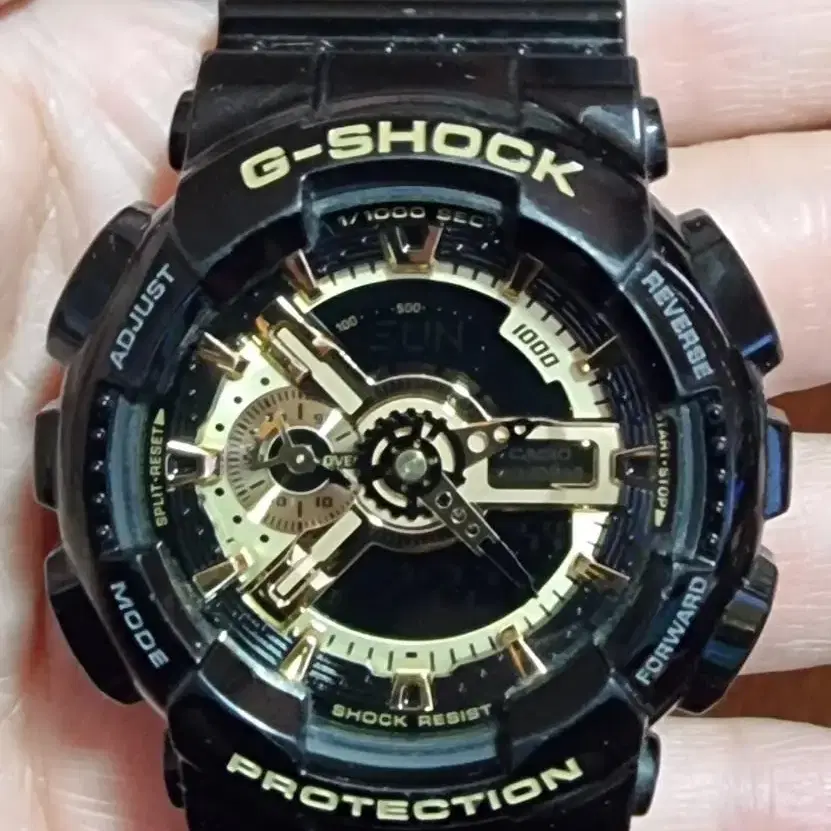 지샥 흑곰 G-SHOCK GA-110GB-1A 빅페이스 시계 남여공용