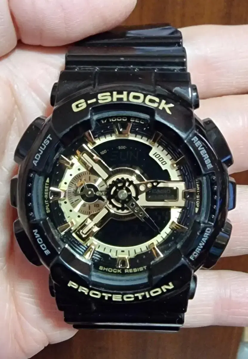 지샥 흑곰 G-SHOCK GA-110GB-1A 빅페이스 시계 남여공용