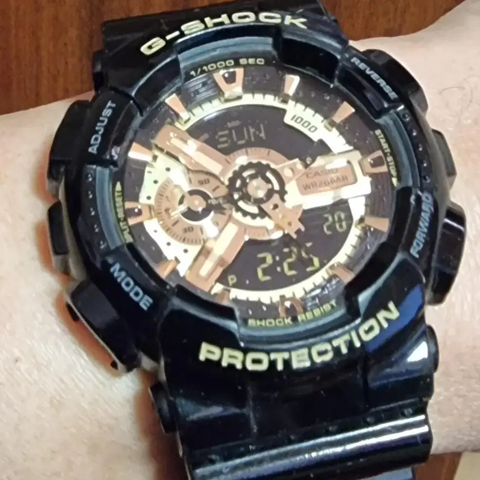 지샥 흑곰 G-SHOCK GA-110GB-1A 빅페이스 시계 남여공용