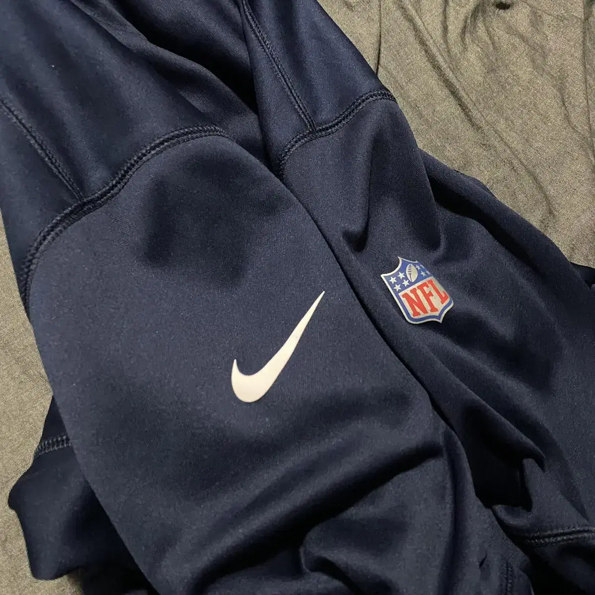 NIKE X NFL D. Broncos Zip-Up Hoodie Sz L