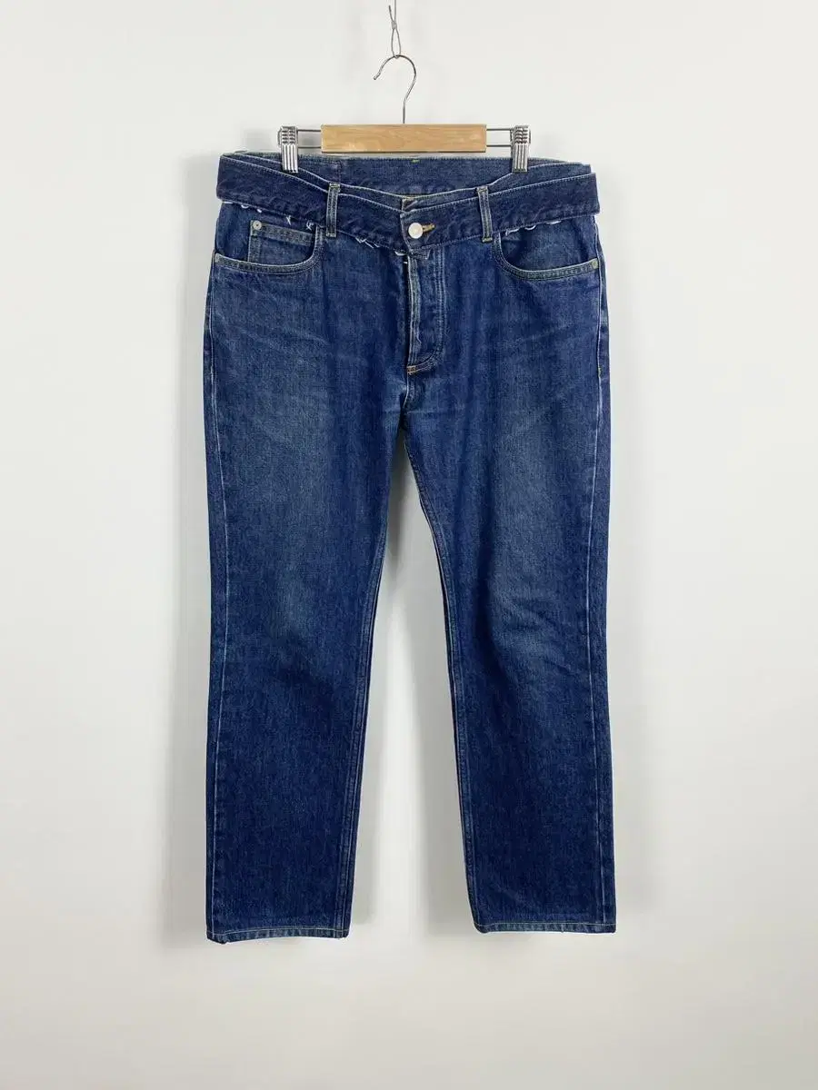 Margiela belted denim pants