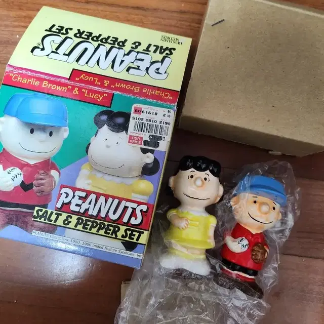 스누피 peanuts 솔트 앤 패퍼 세트 새상품