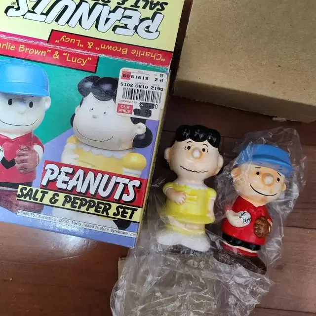 스누피 peanuts 솔트 앤 패퍼 세트 새상품