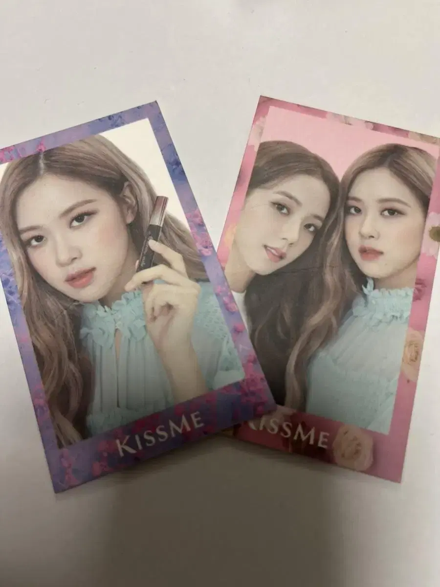 Black Pink Jisoo,Rose Kissme limited edition Photo Card BLACKPINK KISSME